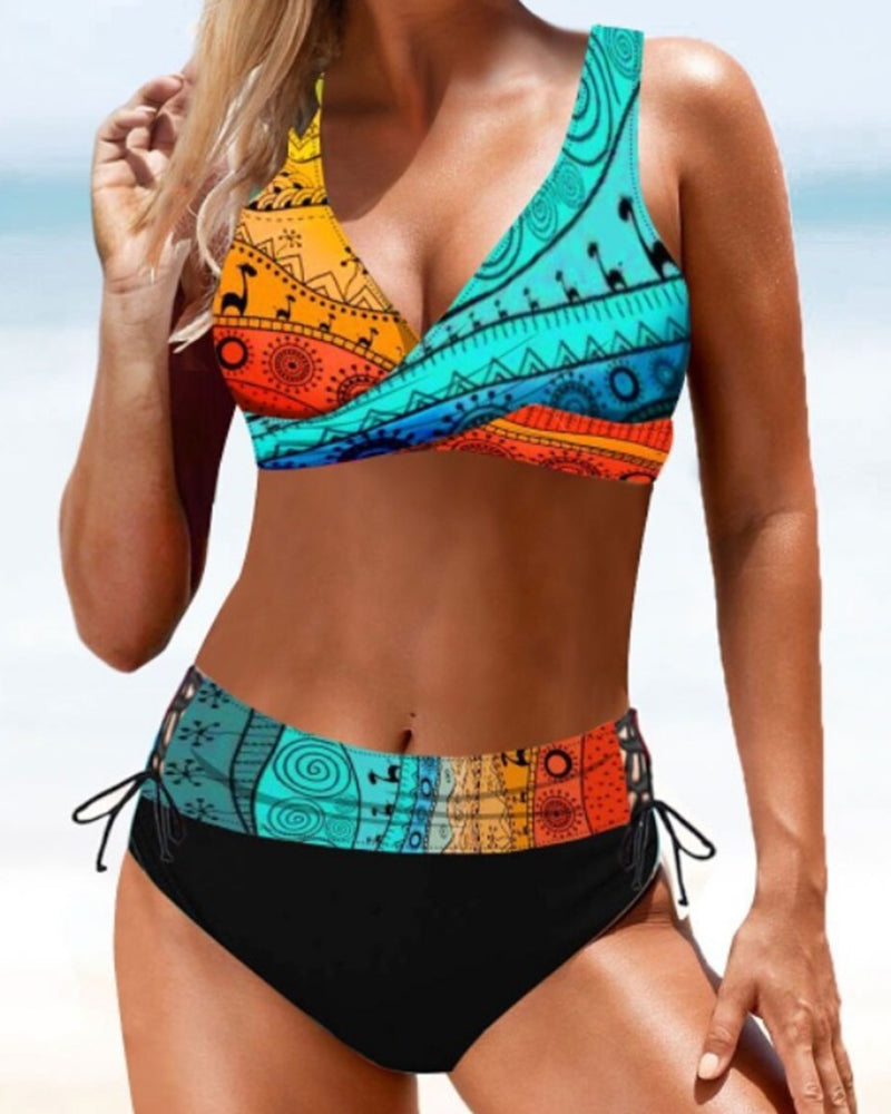 Earle - Vibrant Bikini Swimsuit.