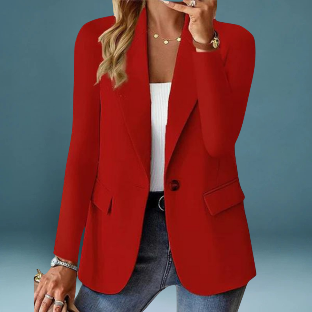 Emilia Blazer – Tidløs Elegance & Komfort