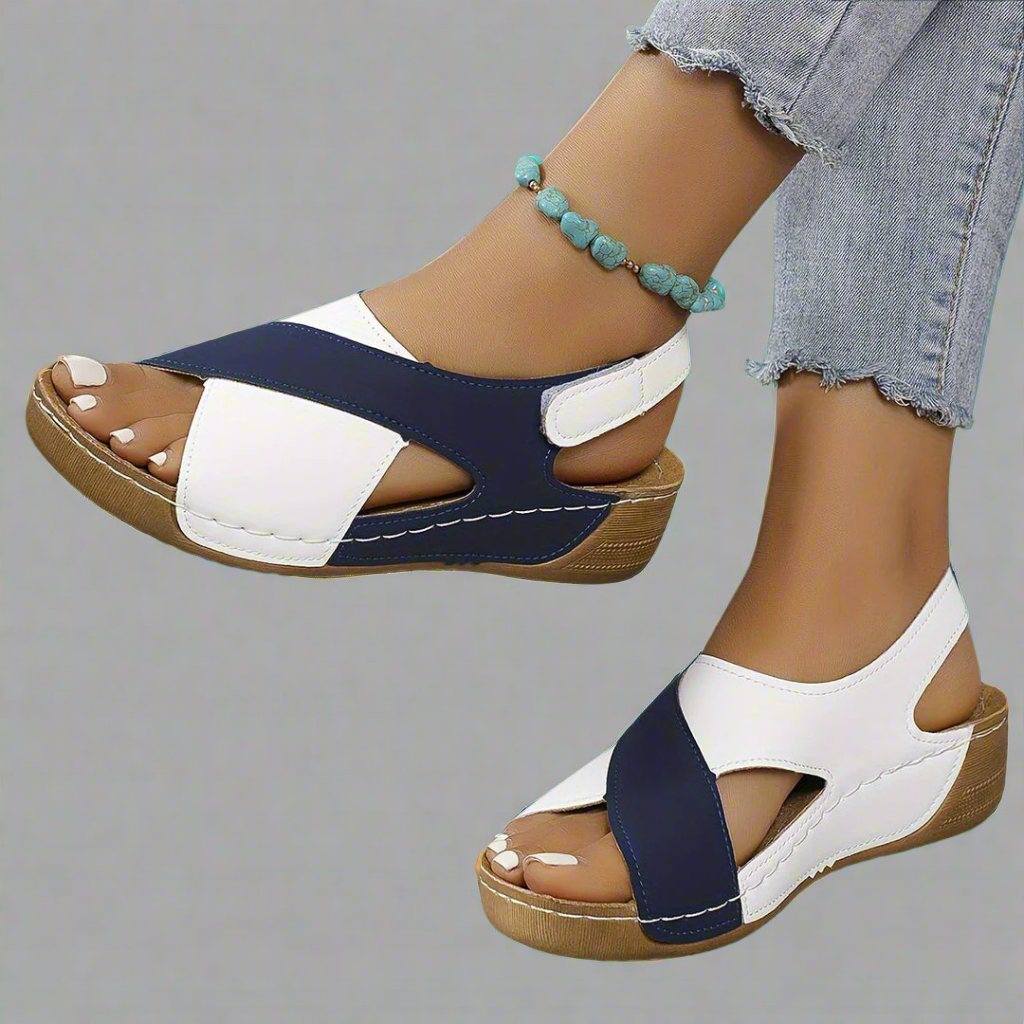 "Hildegard | Premium Komfort Ortopædiske Sandaler" can be rewritten as "Hildegard | Eksklusive Komfortable Ortopædiske Sandaler".