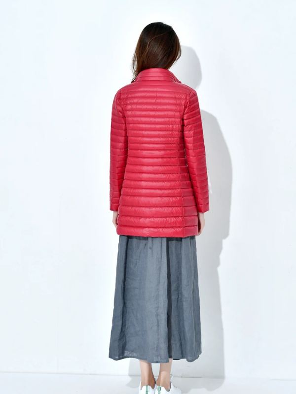 Shirin | Vinter Kvinders Dynejakke med Høj Krave