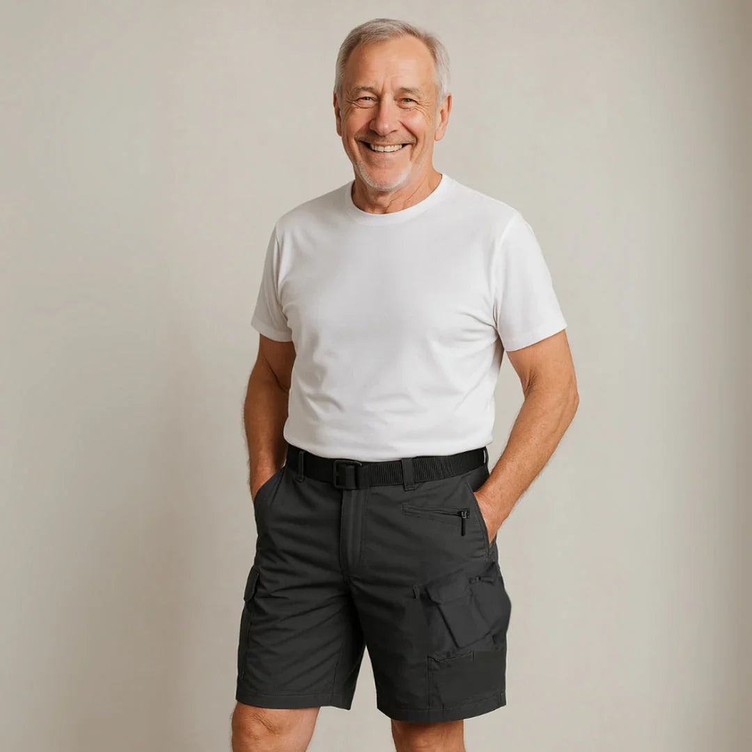 Erik – Cargoshorts med bælte
