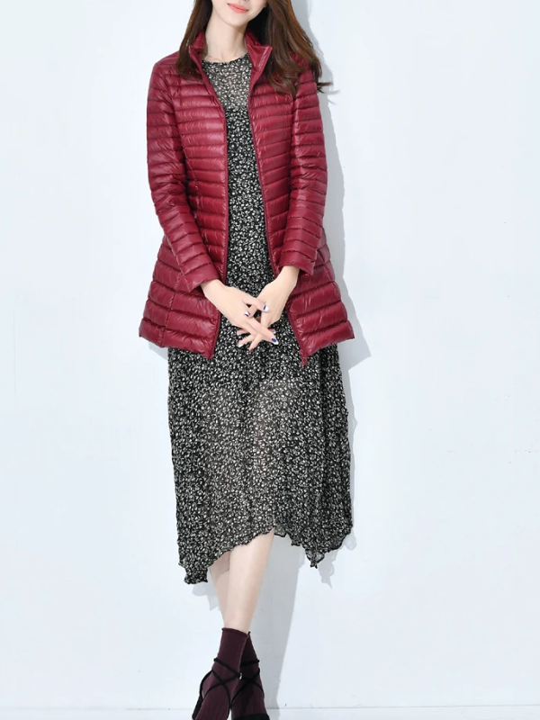 Shirin | Vinter Kvinders Dynejakke med Høj Krave