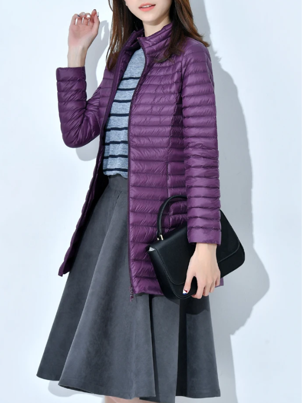 Shirin | Vinter Kvinders Dynejakke med Høj Krave
