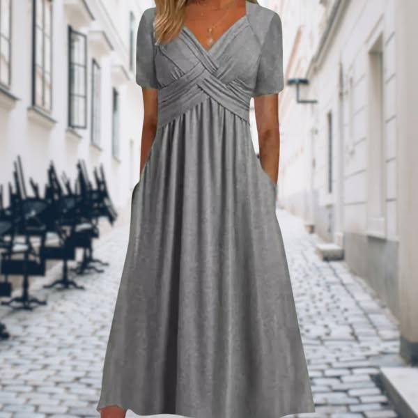ALVA – ELEGANT OG BEHAGELIG MIDIKJOLE