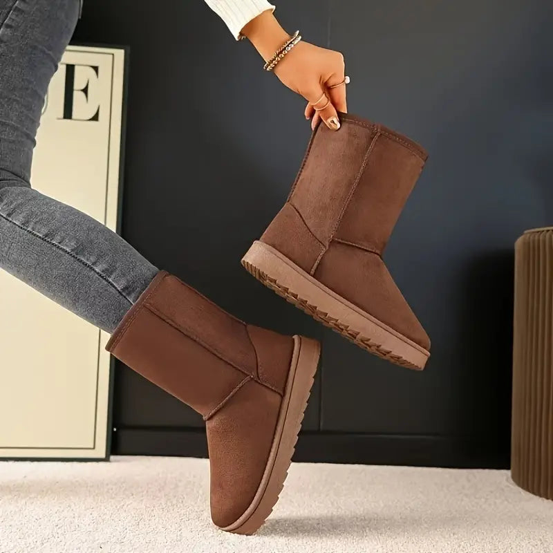 Sara | Kvinders Vinter Slip-On Støvler