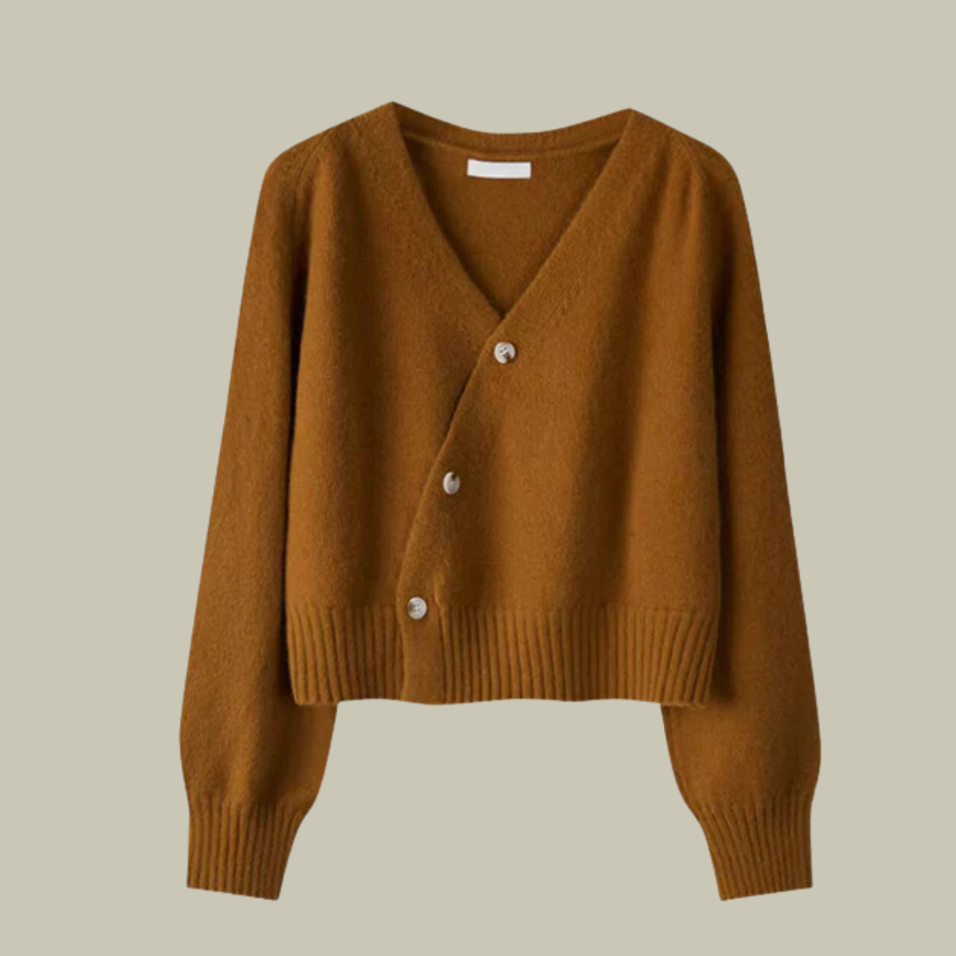 Silla | Kvinders Stilfuld Kryds-Knappet Cardigan