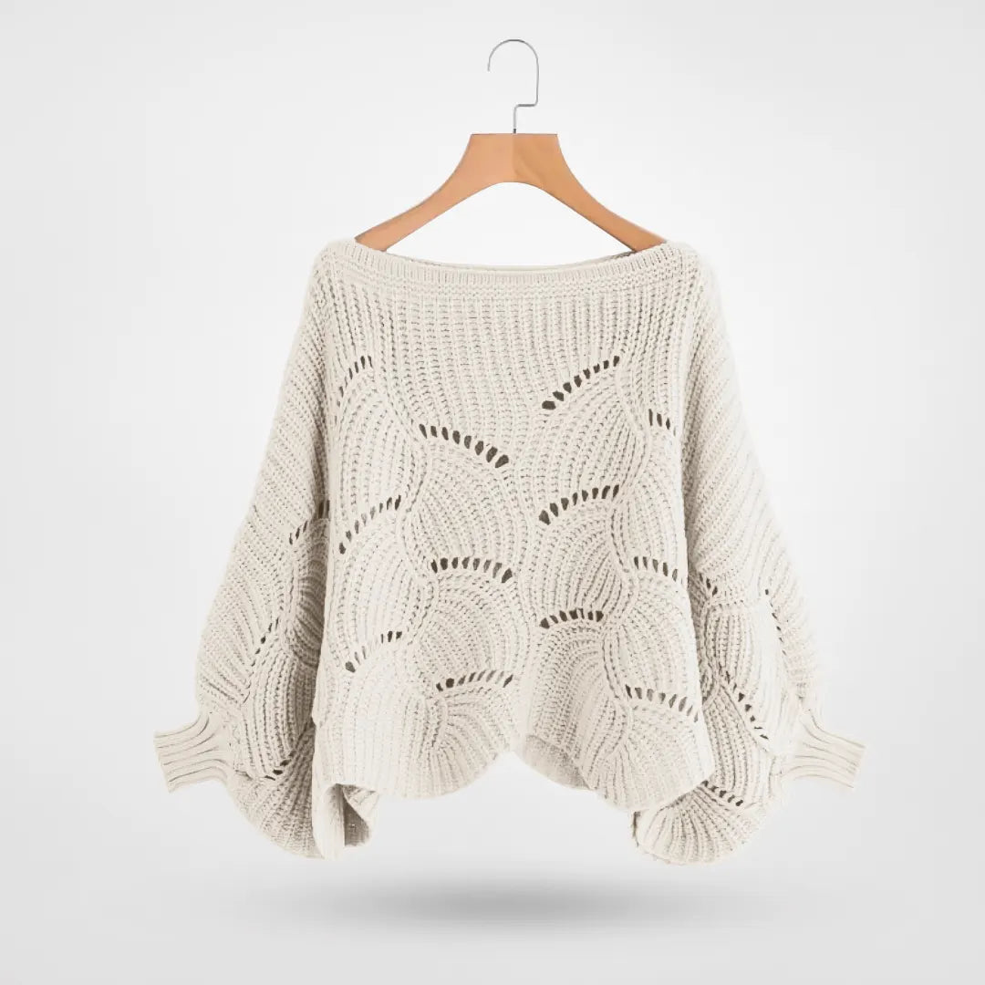 Anette | Kvinders Vinter Oversized Strikket Sweater