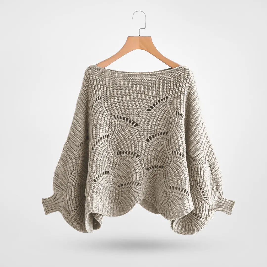 Anette | Kvinders Vinter Oversized Strikket Sweater