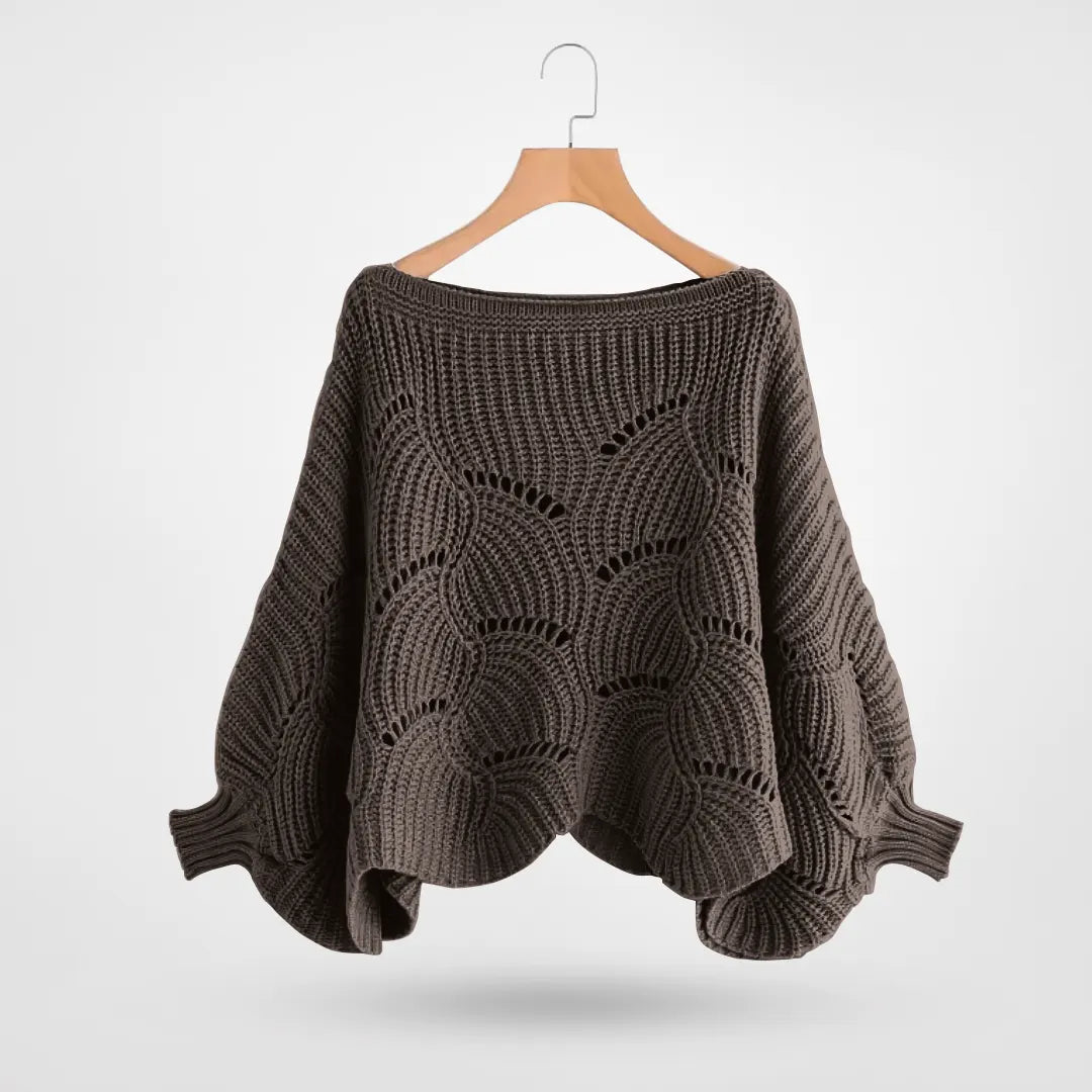 Anette | Kvinders Vinter Oversized Strikket Sweater
