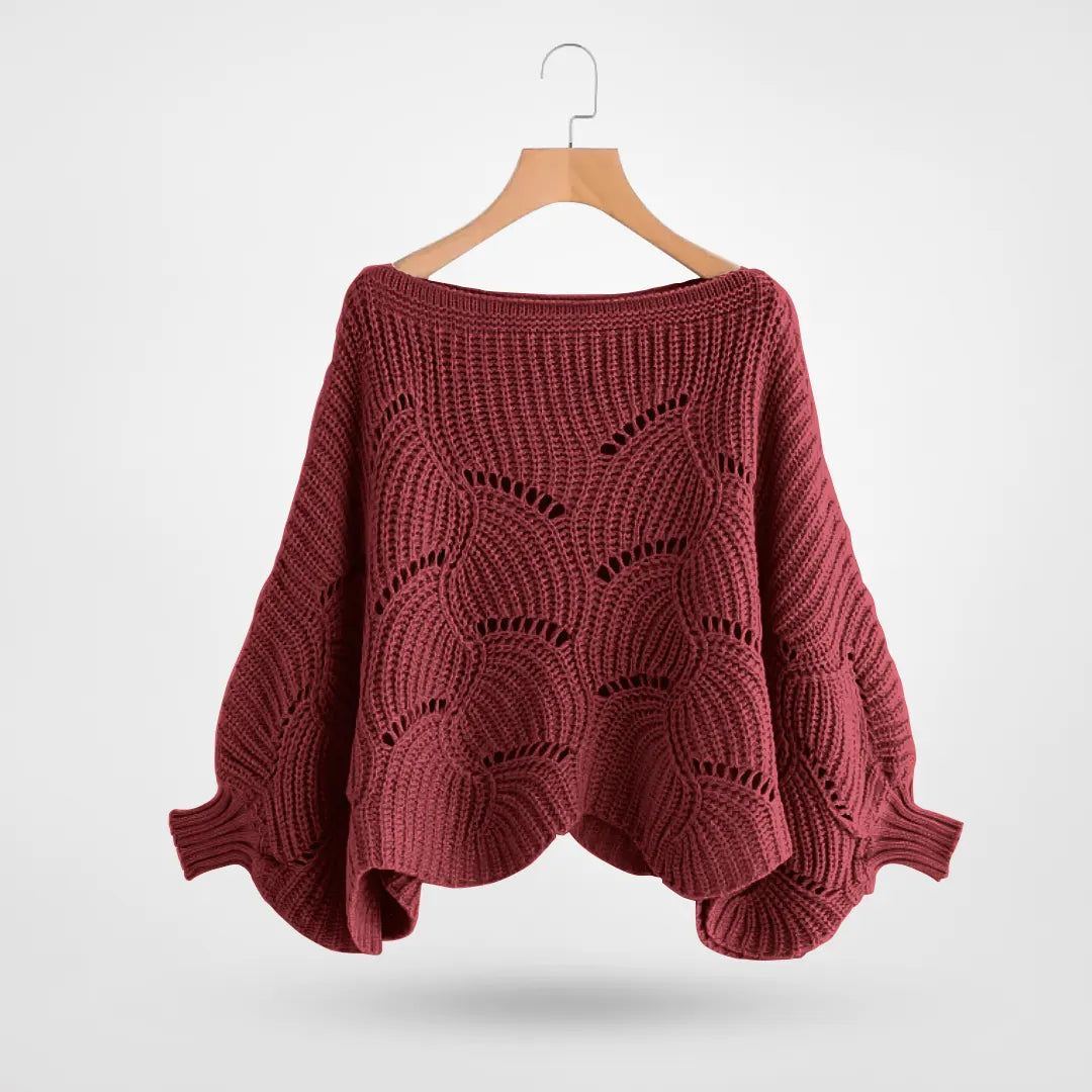 Anette | Kvinders Vinter Oversized Strikket Sweater
