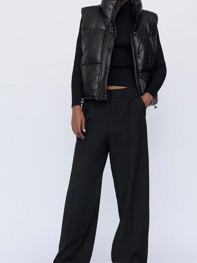 Signe | Vinter Dame Dynevest med Lynlås