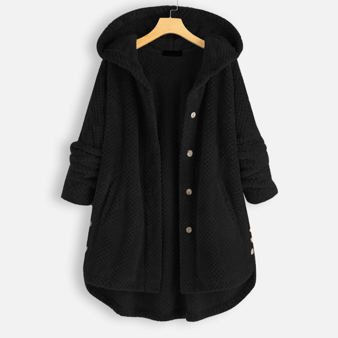 Tabea | Kvinde Fleece Cardigan med Knapper