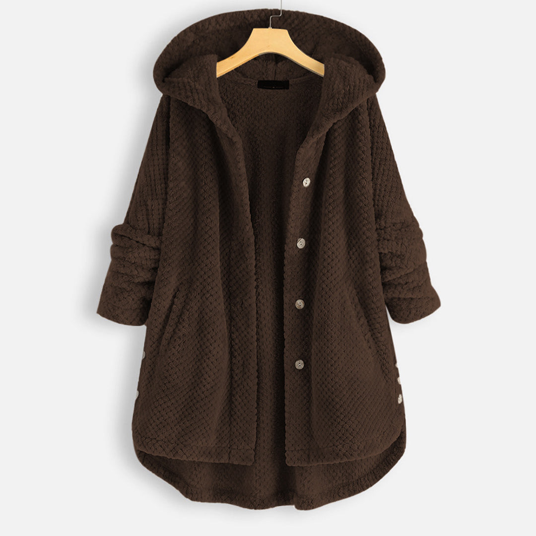 Tabea | Kvinde Fleece Cardigan med Knapper