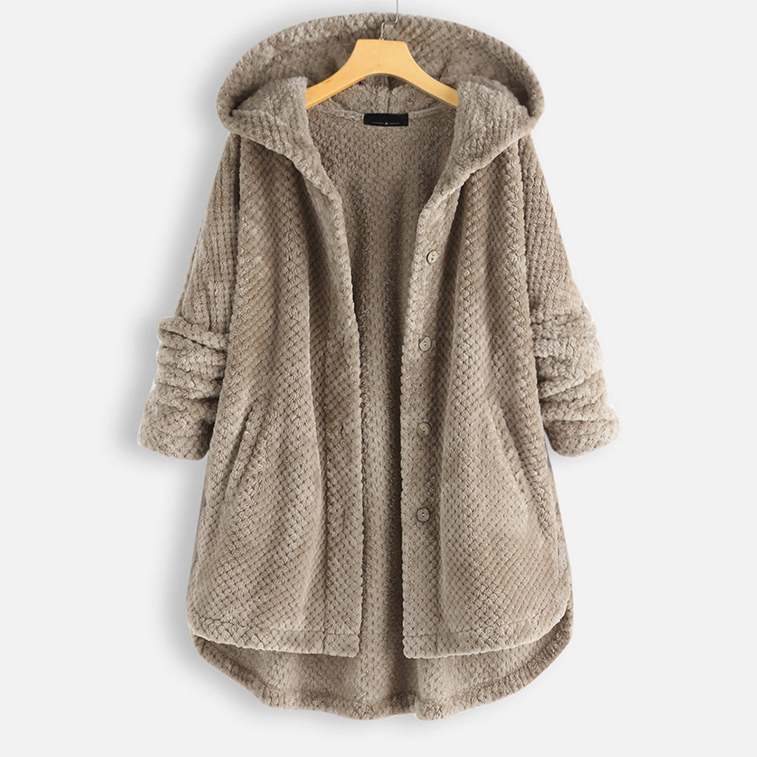 Tabea | Kvinde Fleece Cardigan med Knapper