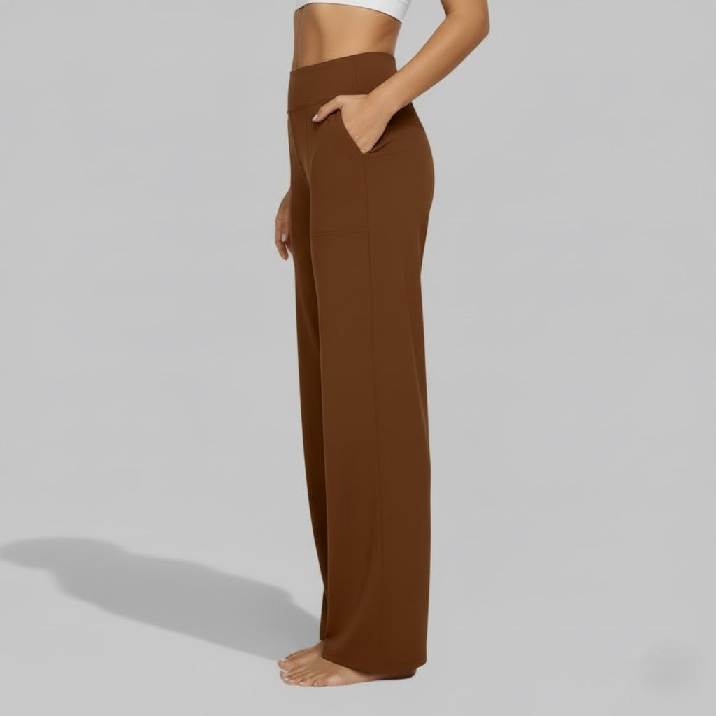 Nana | Behagelige strækbukser til kvinder med vide ben i loungestil