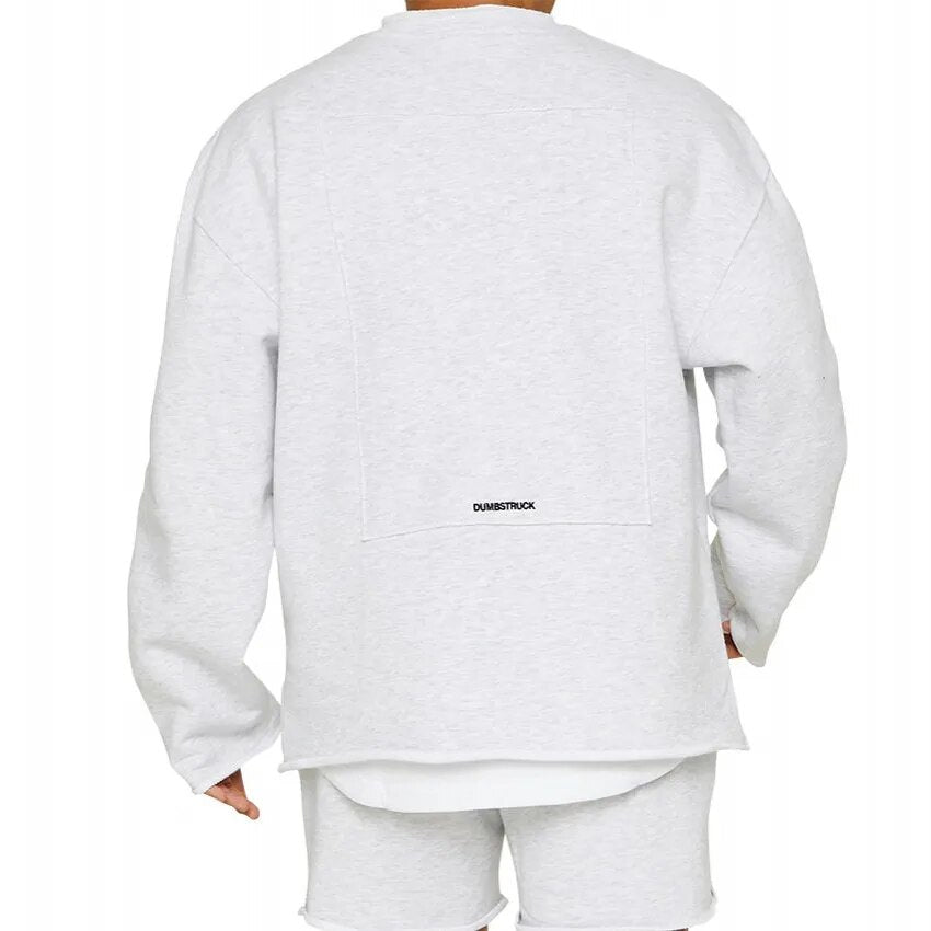 Frederik | Herre Casual Sweatshirt med Oversized Rund Hals