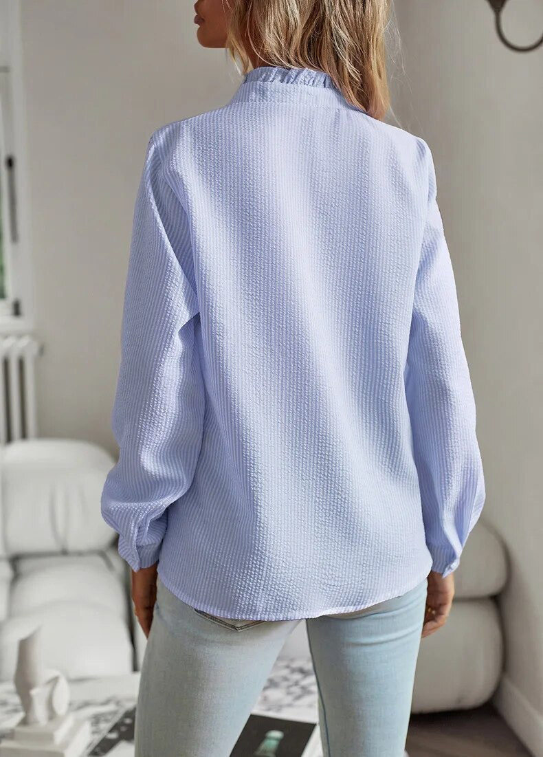 Lisean – Tidløs Elegance & Ultimativ Komfort i Én Bluse