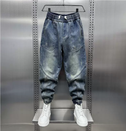 Casual Jeans med Bælte