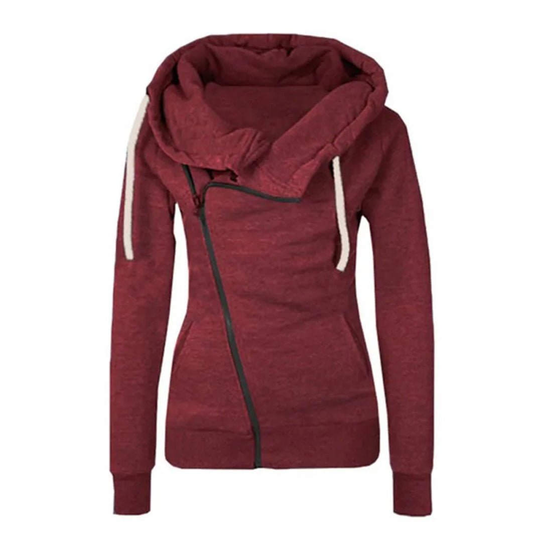 Tilia | Dame Hættetrøje med Lynlås og Justerbar Hætte