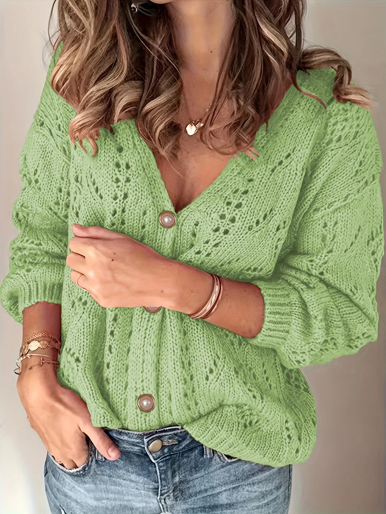 Frygtløs | Knappet Strikket Cardigan
