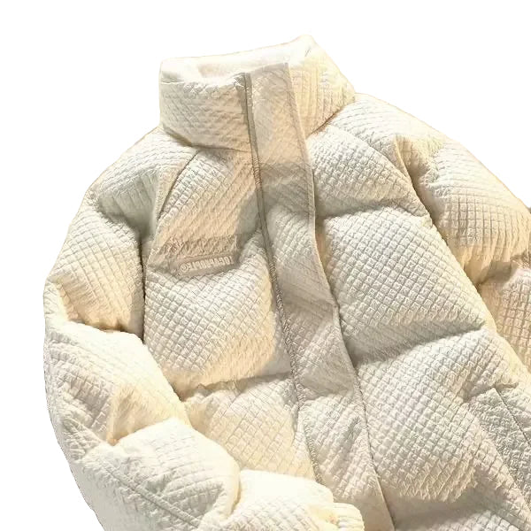 Laila | Kvinders Quiltet Dunjakke med Høj Krave