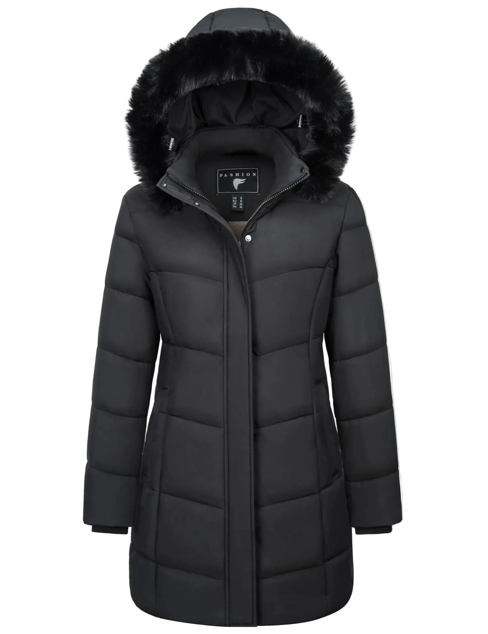 Alma | Women’s Long Hooded Winter Coat
