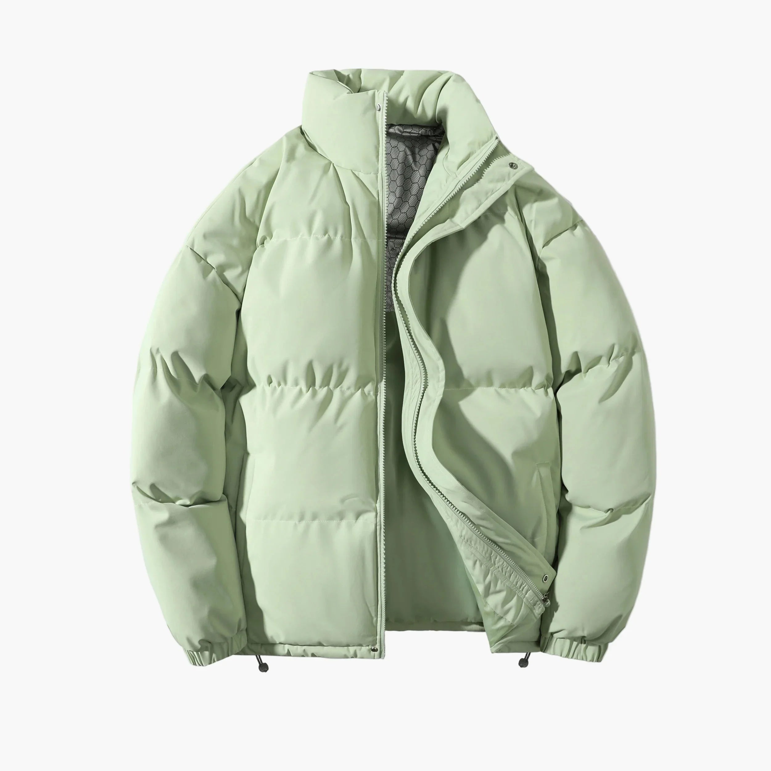 Preben | Mænds Kort Polstret Vinterjakke