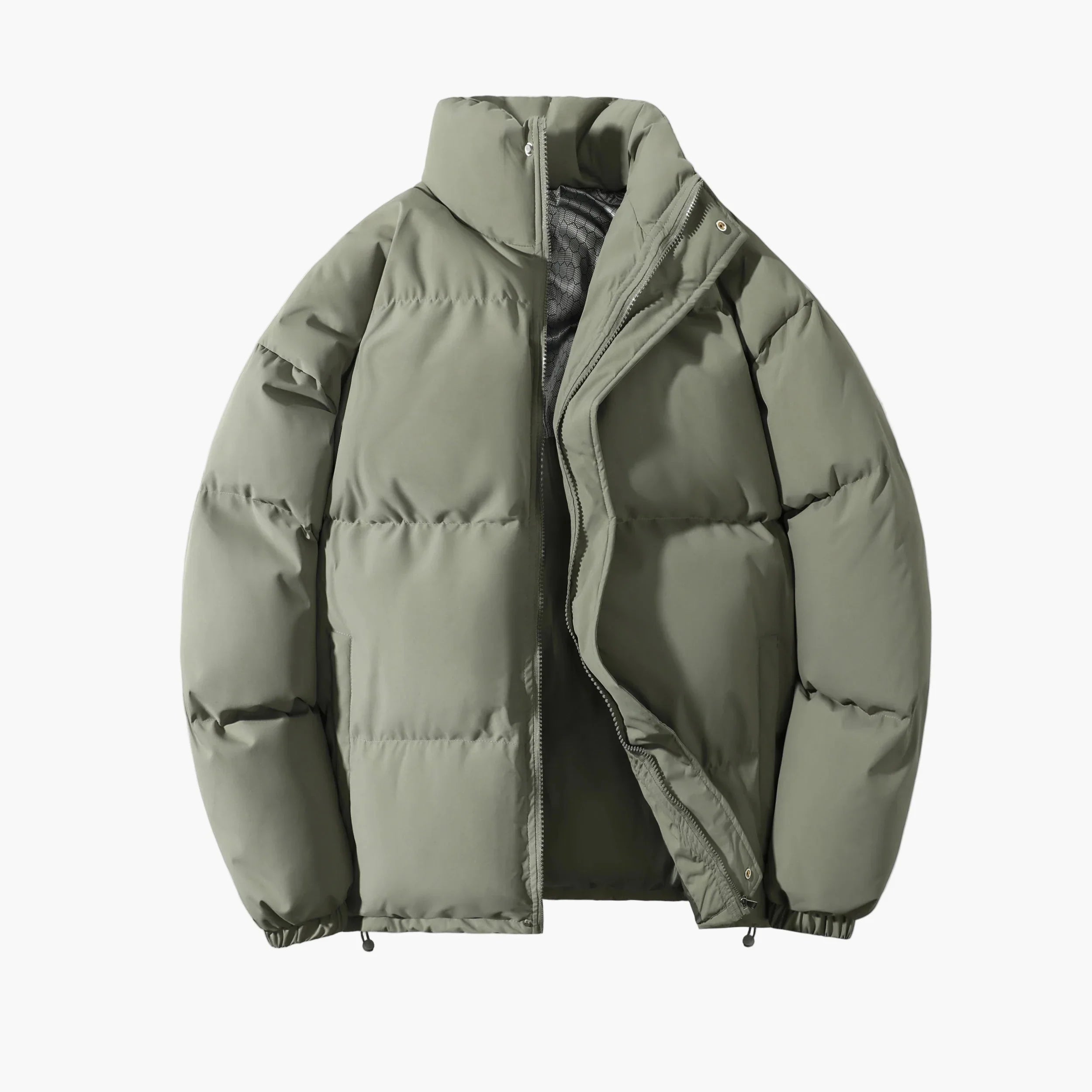 Preben | Mænds Kort Polstret Vinterjakke