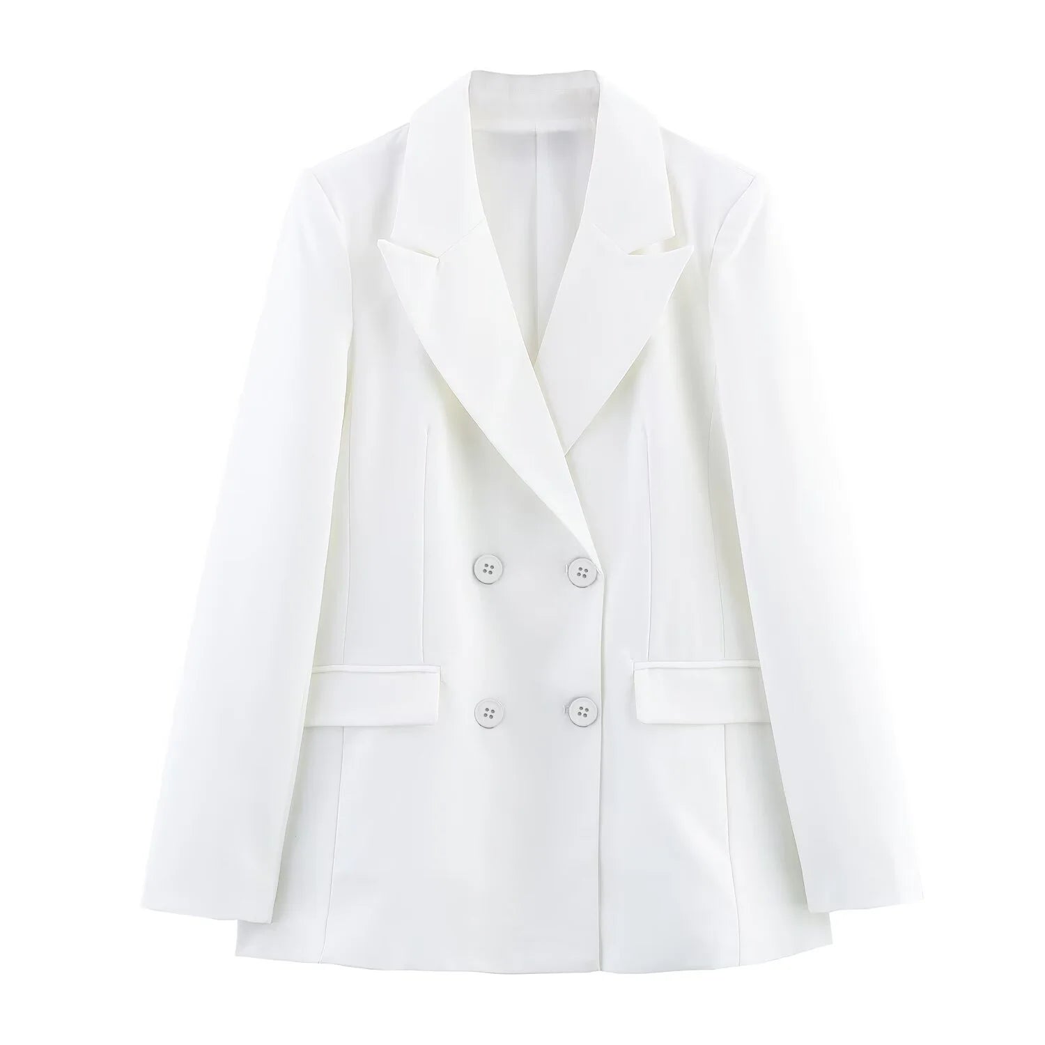 Juliane | Elegant Formelt Sæt med Skræddersyet Lang Blazer til Dame