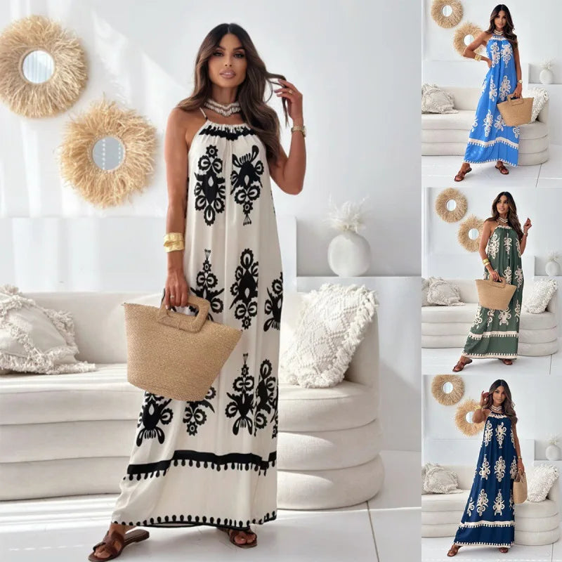 Rachel – Boheme Maxikjole med Let Elegance