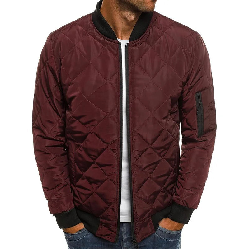 Willy | Diamond Pattern Cotton Jacket