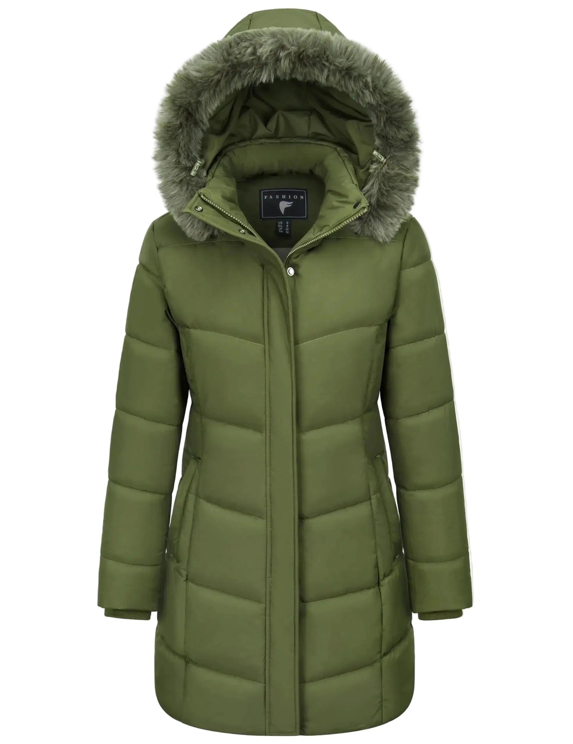 Alma | Women’s Long Hooded Winter Coat