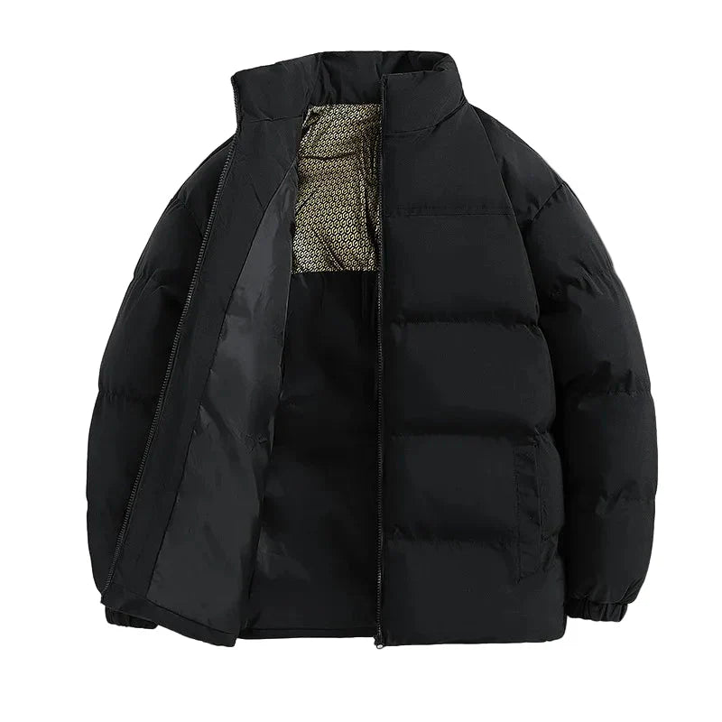 Albert | Herre Vinterjakke med Farveblok og Vattering