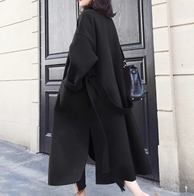 Novalie | Dame Elegant Dobbeltradet Trenchcoat