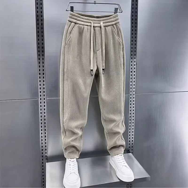 Stylish Ribbed Trousers