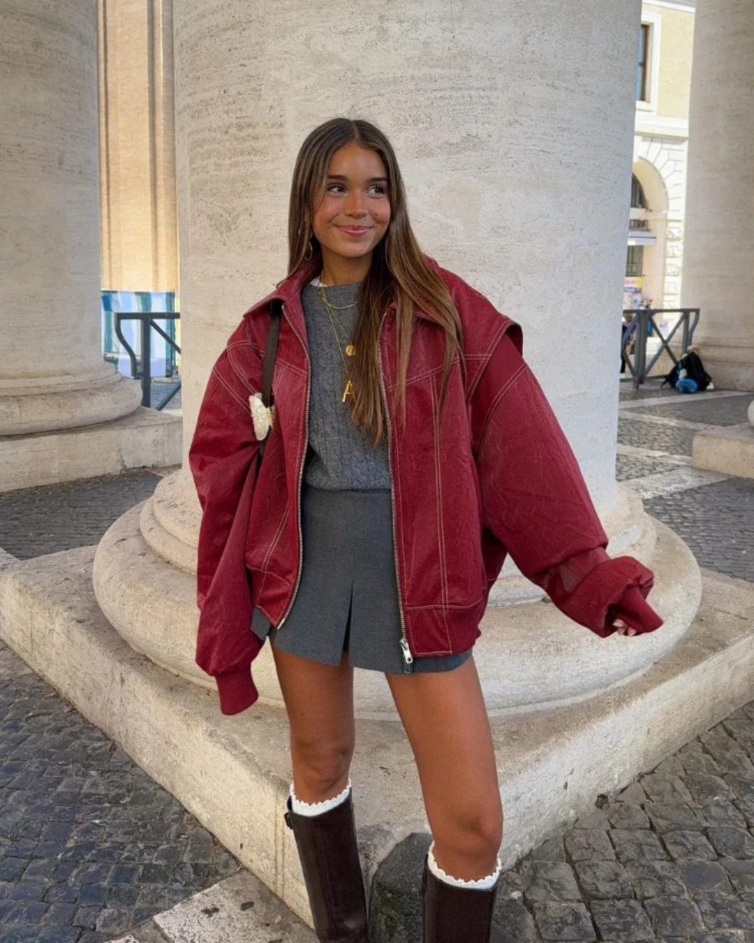 Susie | Kvinders Oversized Streetwear Jakke med Lynlås