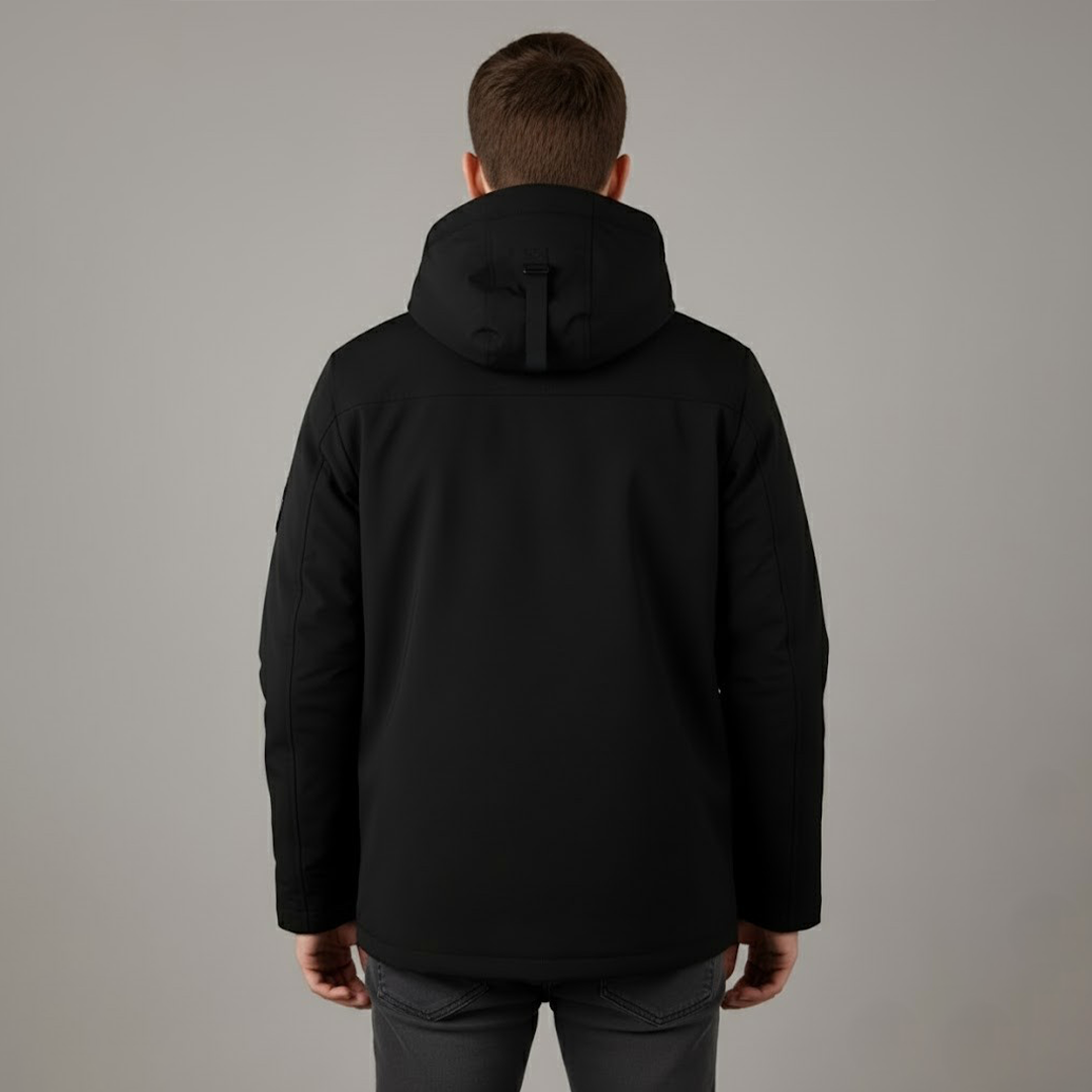 Knud | Herres vandtætte ski-vinterjakke med hætte til udendørsbrug