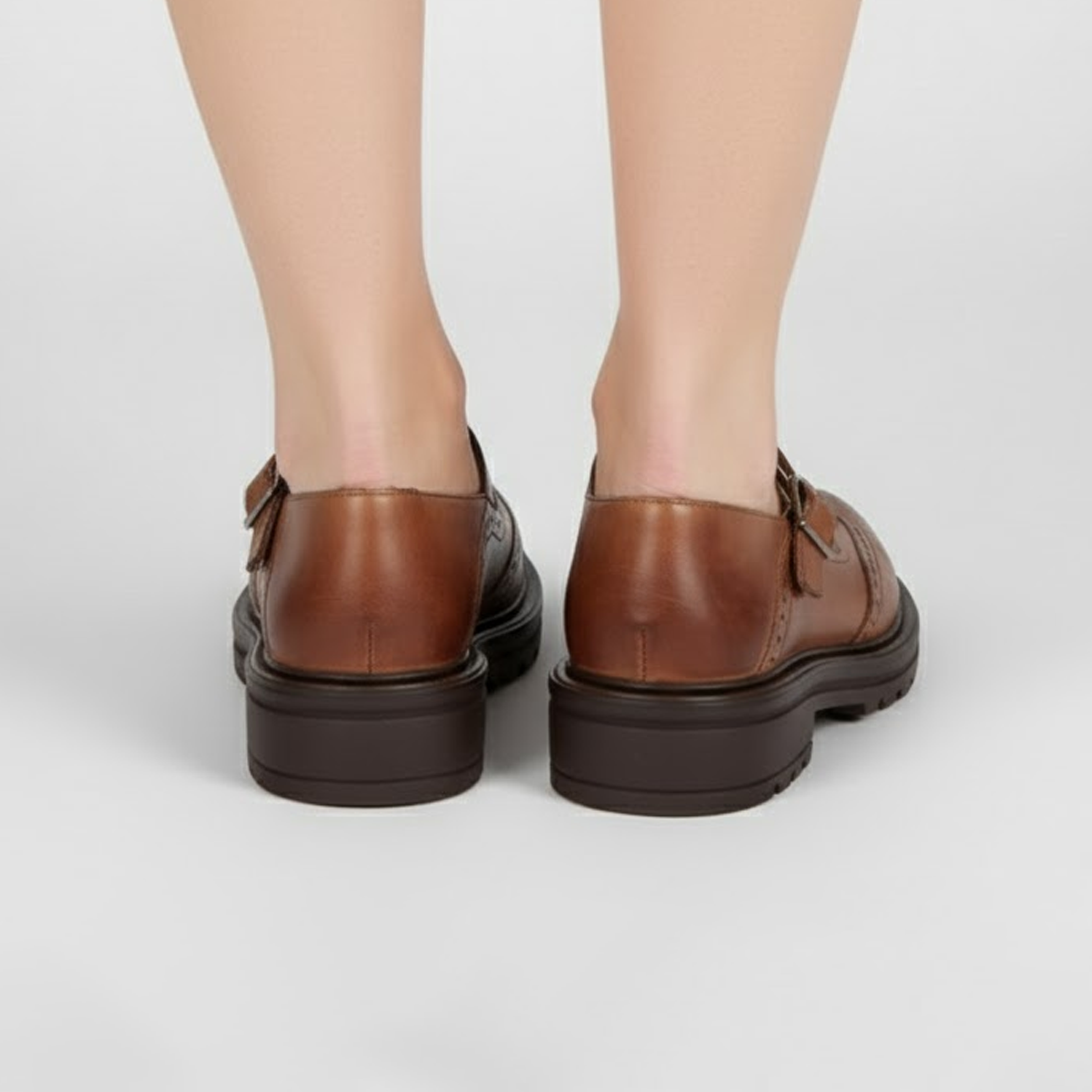 Line | Chikke klassiske støvler i vintage Mary Jane-stil med spænde