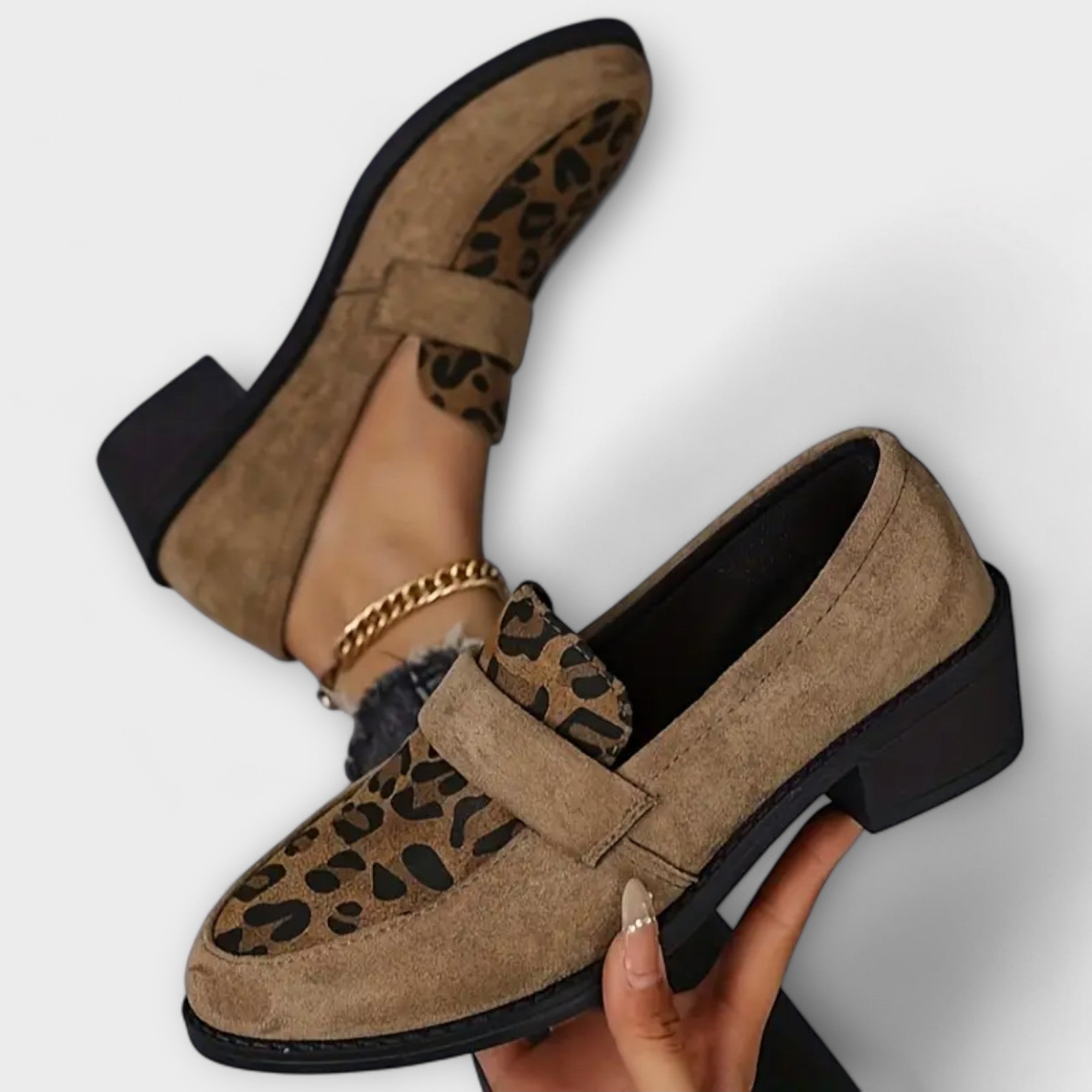 Karla - Elegant Leopardprint Sko til Kvinder