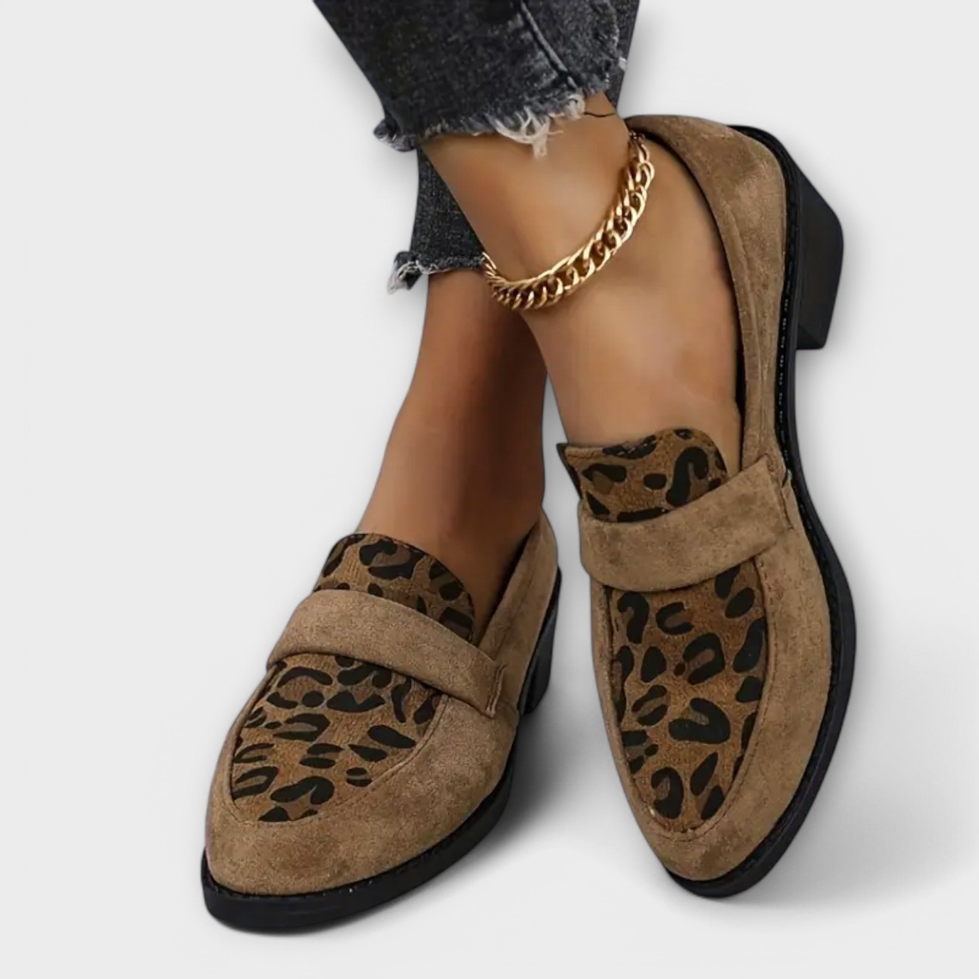 Karla - Elegant Leopardprint Sko til Kvinder