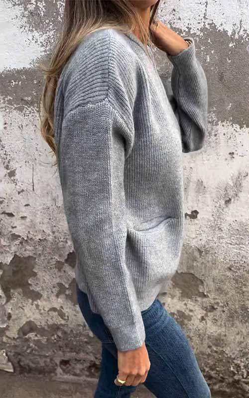BODIL - ZIPPER CARDIGAN