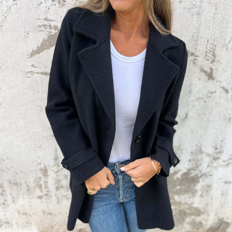 Veronika | Kvinder Vinterfrakke med Knapper