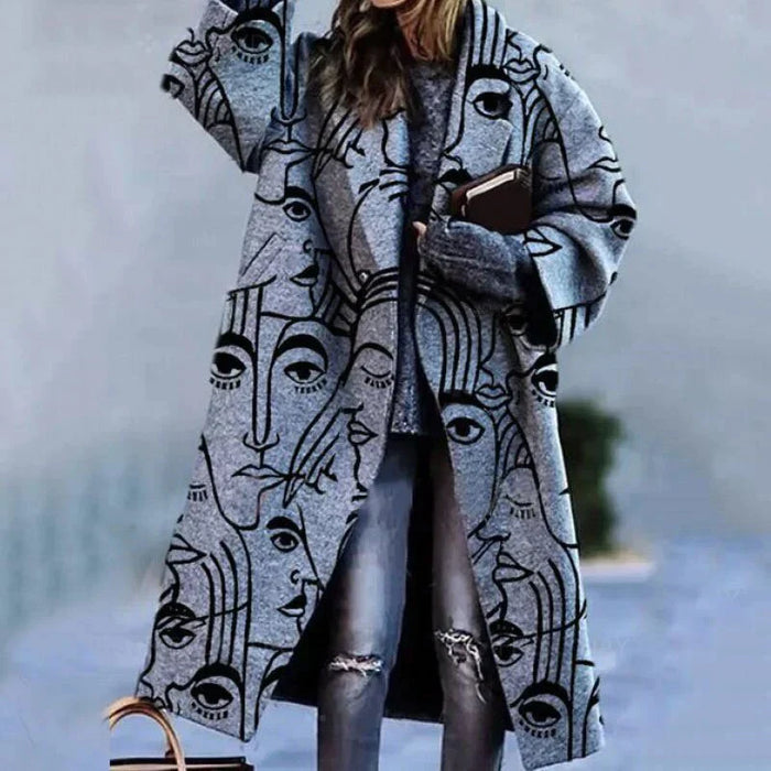 Jasmin | Kvinder Oversized Uld Vinterfrakke