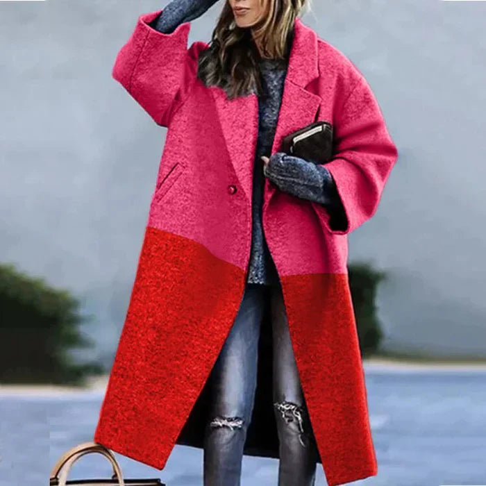 Jasmin | Kvinder Oversized Uld Vinterfrakke