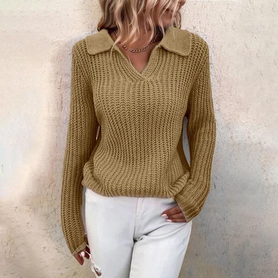 Cecilie | Damens Vinter V-Hals Sweater