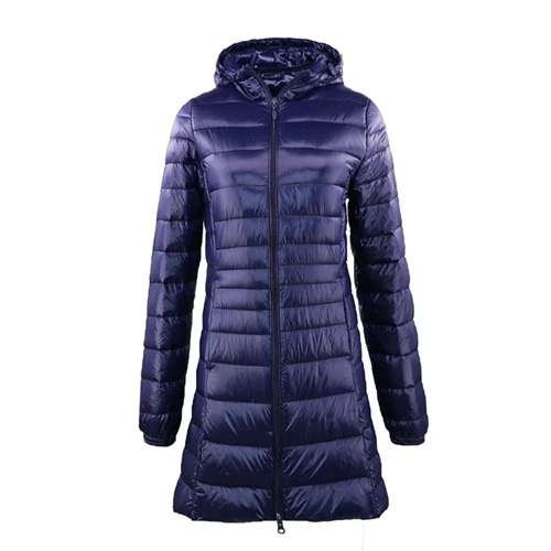 Kristiane | Vinter Kvinders Vatteret Frakke med Hætte og Lynlås