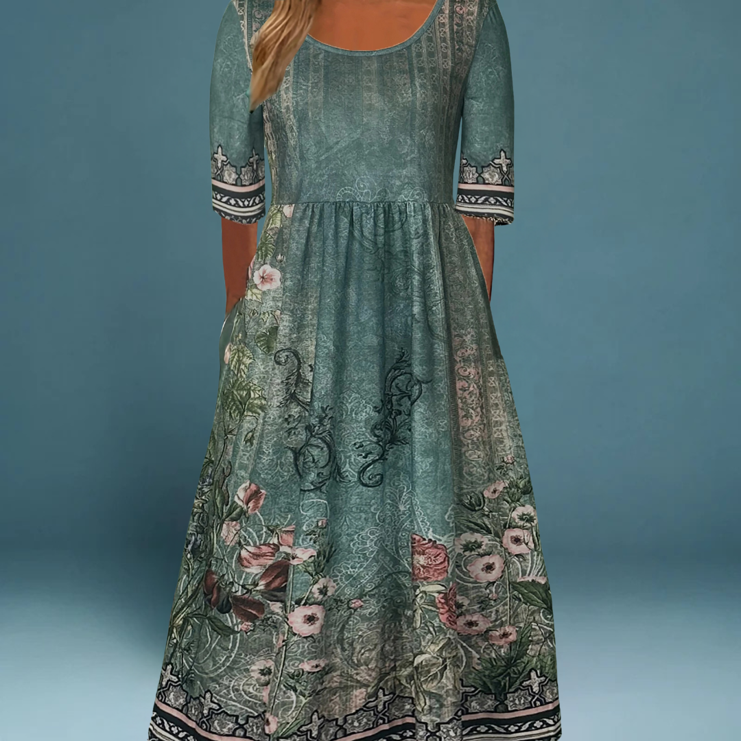 Solea – Boheme-inspireret sommerkjole med smukke prints