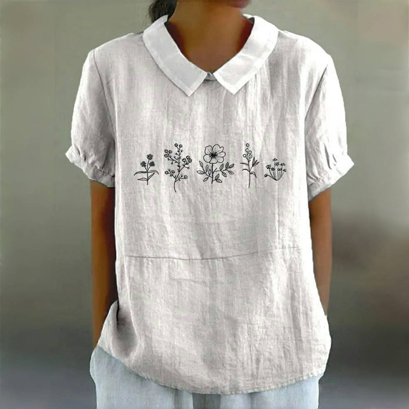 Thyra | Blomstrende Sommerbluse