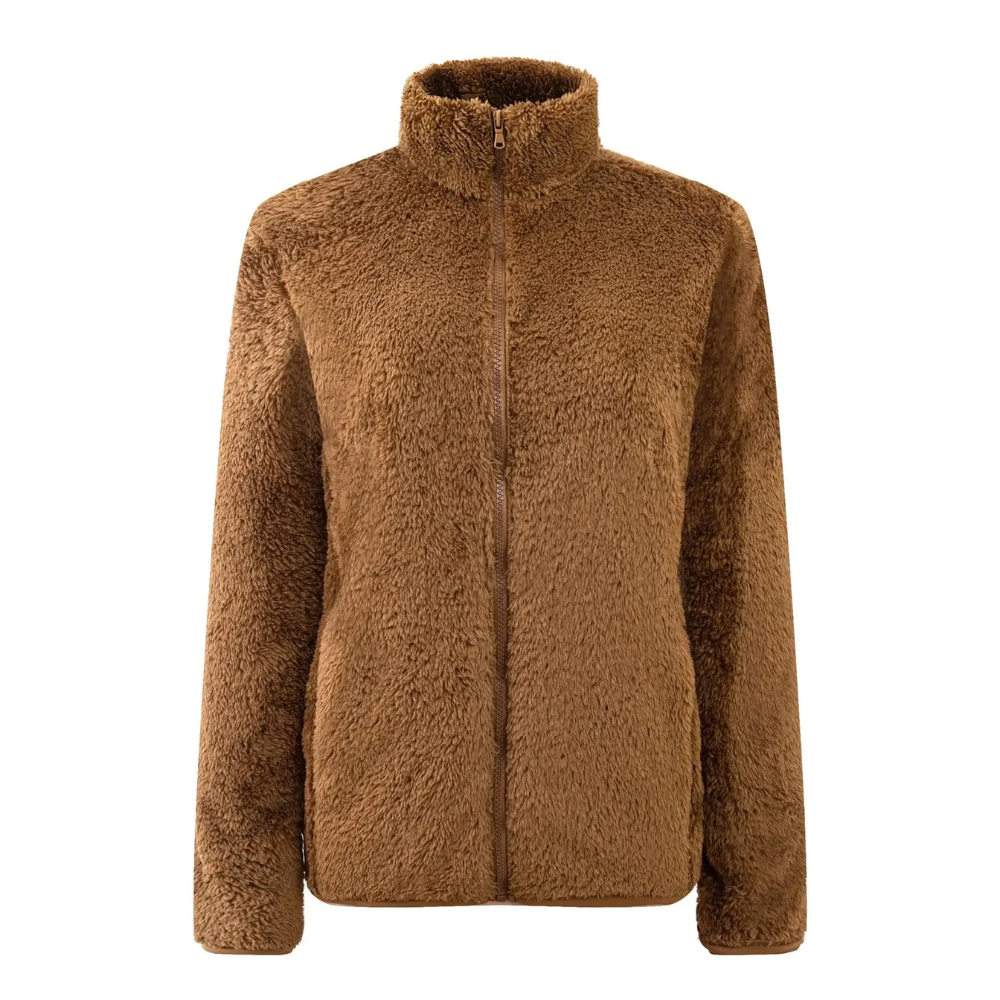 Bertel | Kvinders Vinter Cozy Sherpa Fleece Zip Jakke