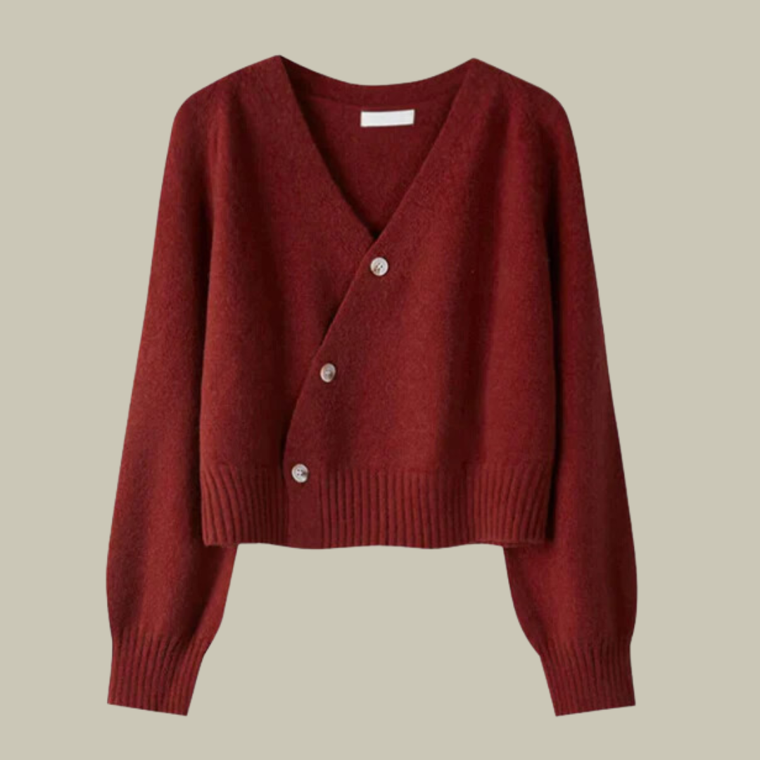 Silla | Kvinders Stilfuld Kryds-Knappet Cardigan